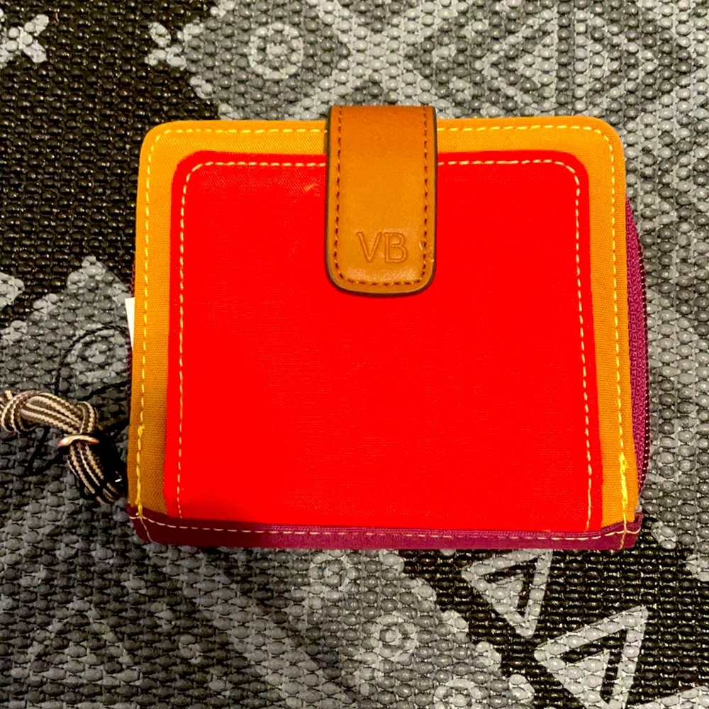 Vera Bradley RFID Pocket Wallet Hot Lava